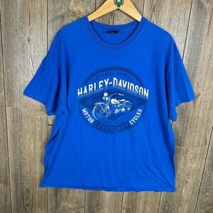 Harley-Davidson T-Shirt Round Rock Central Texas Motorcycle Graphic Size Large